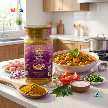 De Maderaas Madras Curry Powder 375g - Madras Curry Powder