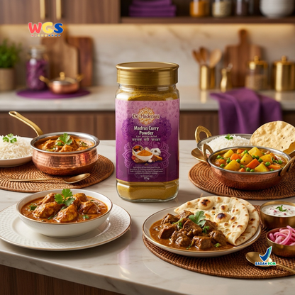 De Maderaas Madras Curry Powder 375g - Madras Curry Powder