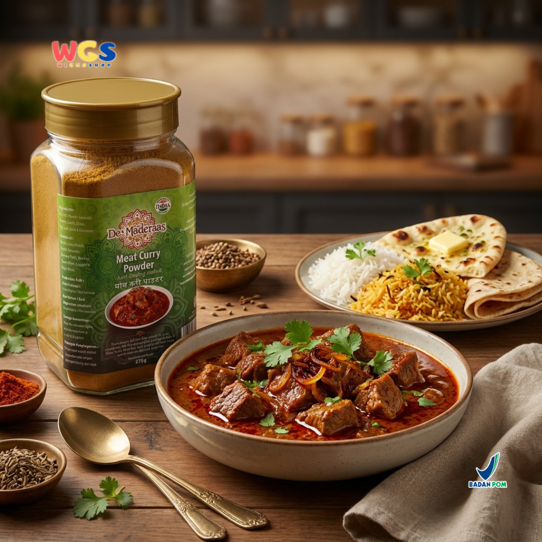 De Maderaas Meat Curry Powder 375g - Meat Curry Powder