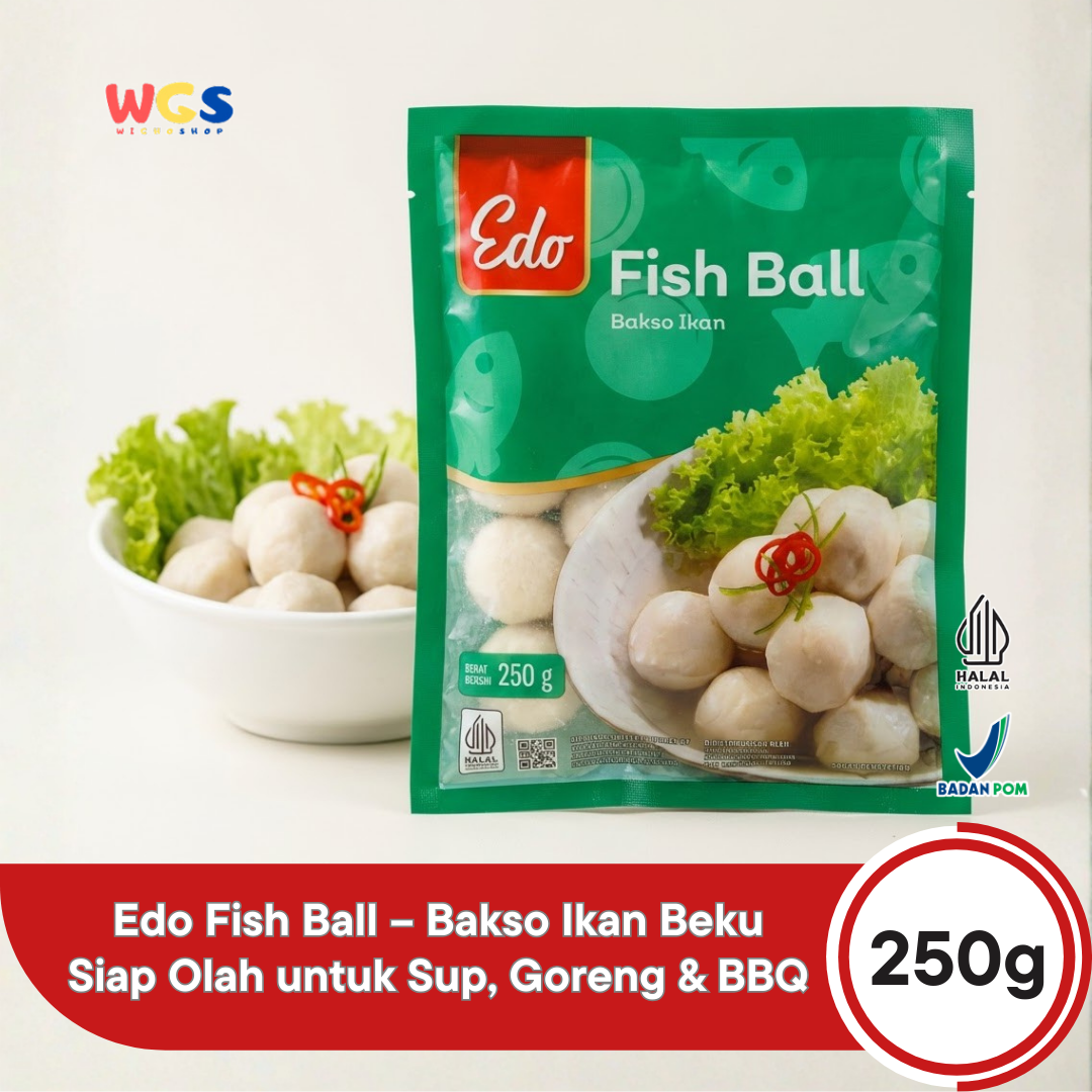 Edo Fish Ball Frozen Food Fish Balls 250g - Halal
