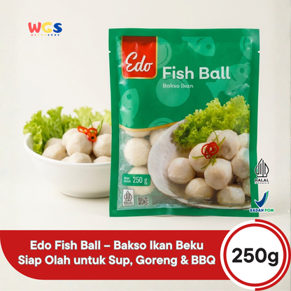 Edo Fish Ball Frozen Food Fish Balls 250g - Halal