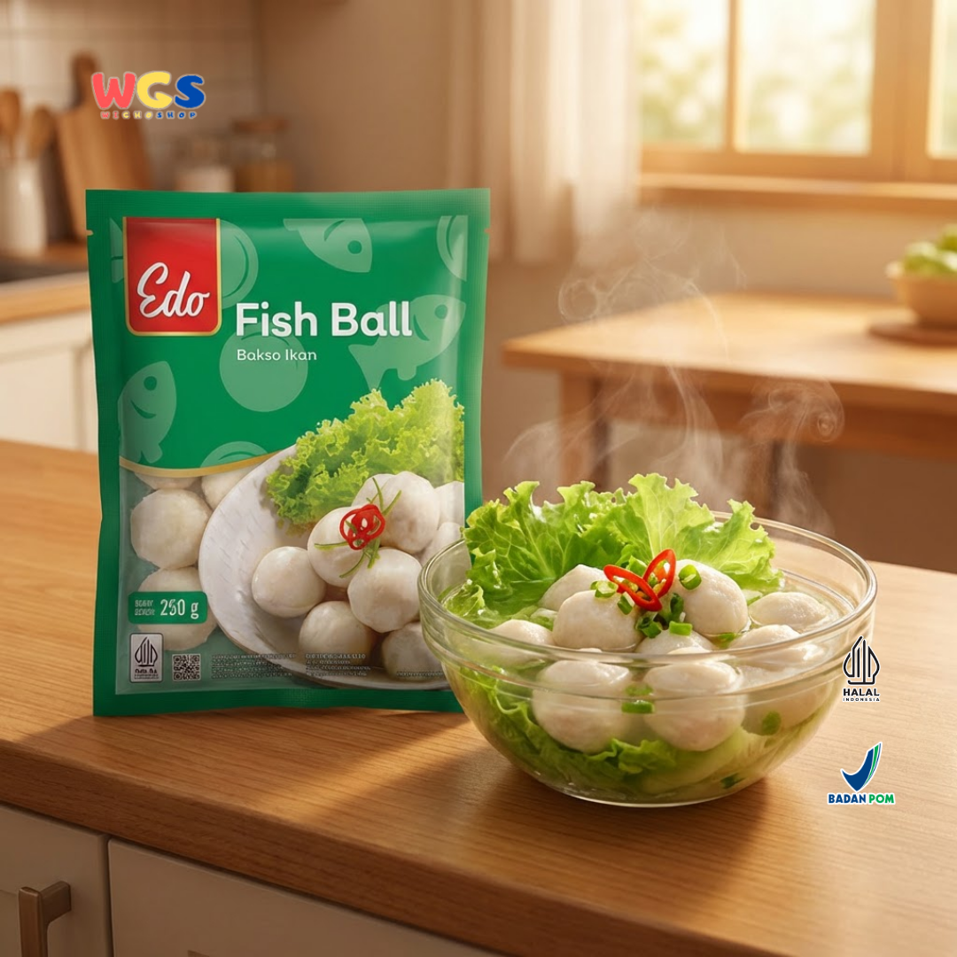 Edo Fish Ball Frozen Food Fish Balls 250g - Halal