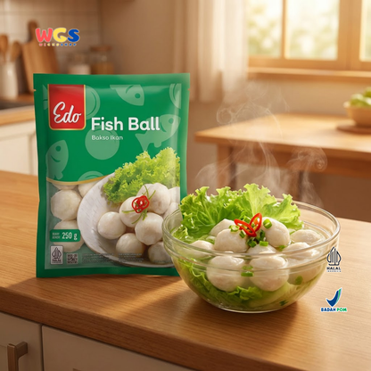 Edo Fish Ball Frozen Food Fish Balls 250g - Halal