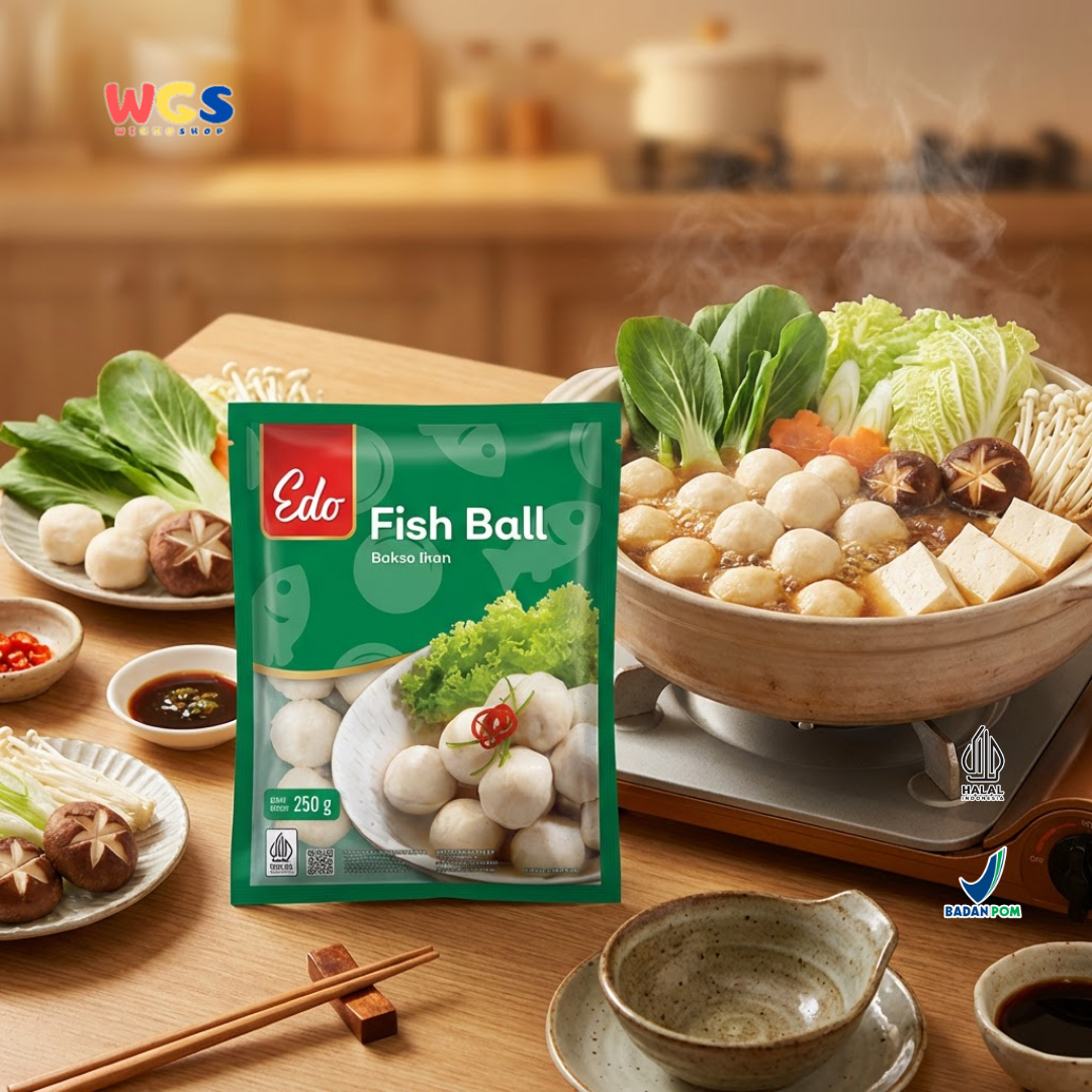 Edo Fish Ball Frozen Food Fish Balls 250g - Halal