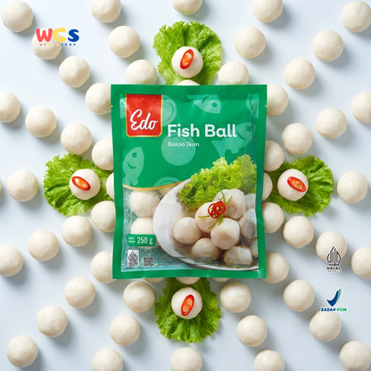 Edo Fish Ball Frozen Food Fish Balls 250g - Halal