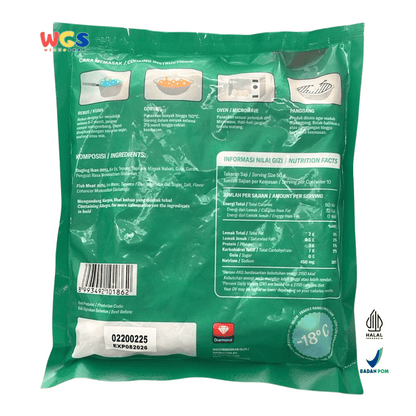 Edo Fish Ball 500g – Bakso Ikan Beku Lezat Praktis untuk Sup, Goreng & Shabu-shabu