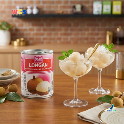 Erawan Longan in Syrup 565g - Canned Longan, Sweet &amp; Fresh