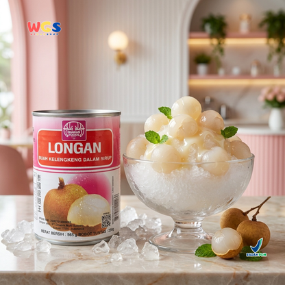 Erawan Longan in Syrup 565g - Canned Longan, Sweet &amp; Fresh