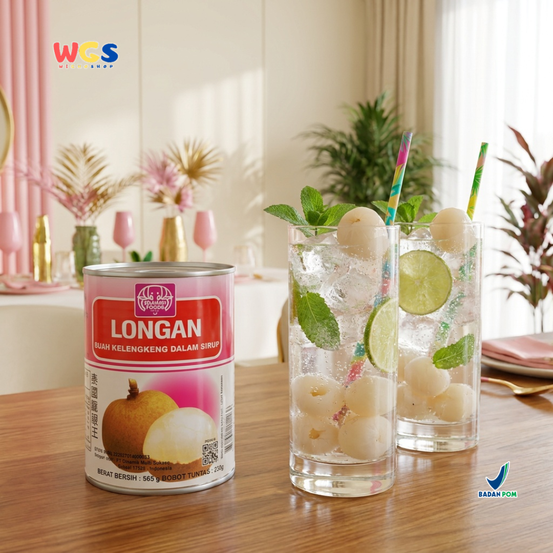 Erawan Longan in Syrup 565g - Canned Longan, Sweet &amp; Fresh