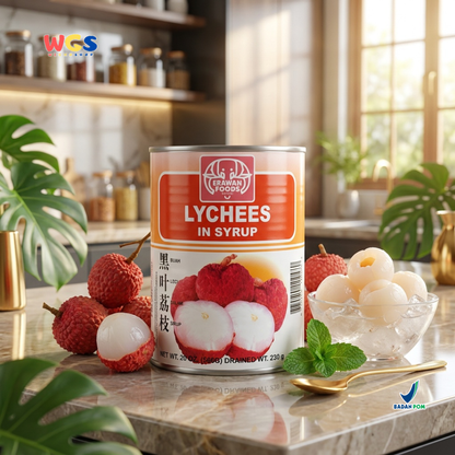 Erawan Lychees in Syrup 565g - Canned Lychees, Sweet &amp; Fresh