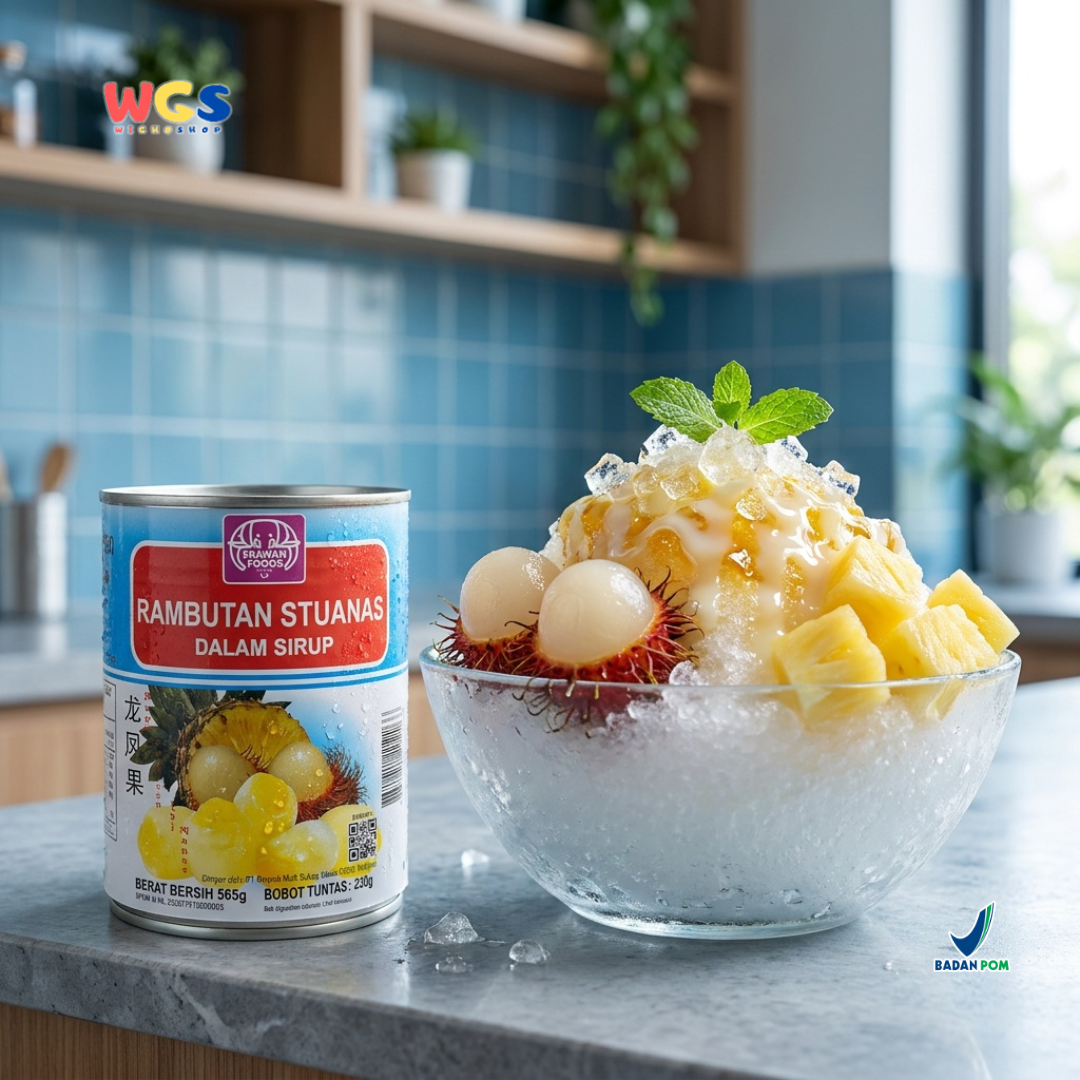 Erawan Rambutan with Pineapple Filling 565g - Canned Fruit in Syrup, Sweet &amp; Fresh