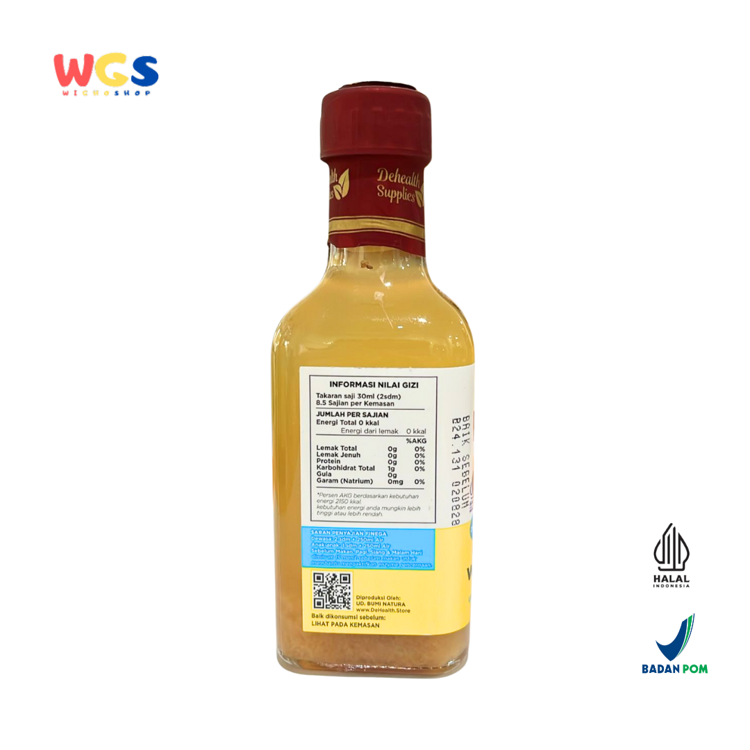 FINEGA Lemon Vinegar with Mother 250ml (Cuka Lemon Alami Tanpa Pengawet)