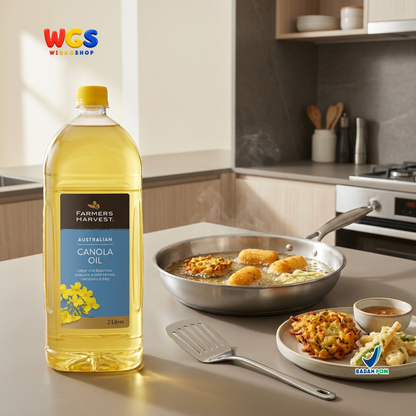 Farmers Harvest Australian Canola Oil 2L - Minyak Kanola Australia untuk Goreng Deep Frying Panggang Salad BBQ