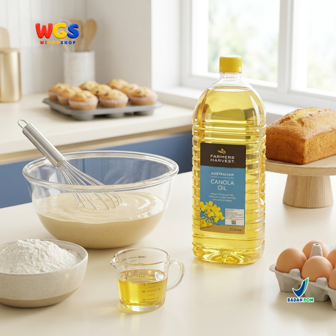Farmers Harvest Australian Canola Oil 2L - Minyak Kanola Australia untuk Goreng Deep Frying Panggang Salad BBQ