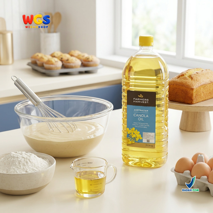 Farmers Harvest Australian Canola Oil 2L - Minyak Kanola Australia untuk Goreng Deep Frying Panggang Salad BBQ