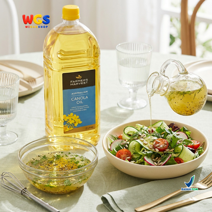 Farmers Harvest Australian Canola Oil 2L - Minyak Kanola Australia untuk Goreng Deep Frying Panggang Salad BBQ