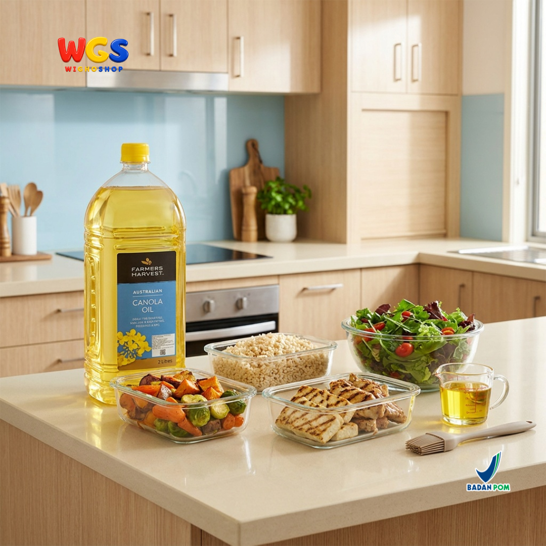 Farmers Harvest Australian Canola Oil 2L - Minyak Kanola Australia untuk Goreng Deep Frying Panggang Salad BBQ