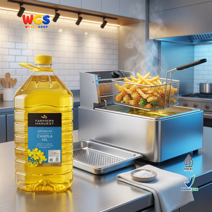 Farmers Harvest Australian Canola Oil 4L - Minyak Kanola Australia untuk Goreng Deep Frying Panggang Salad BBQ