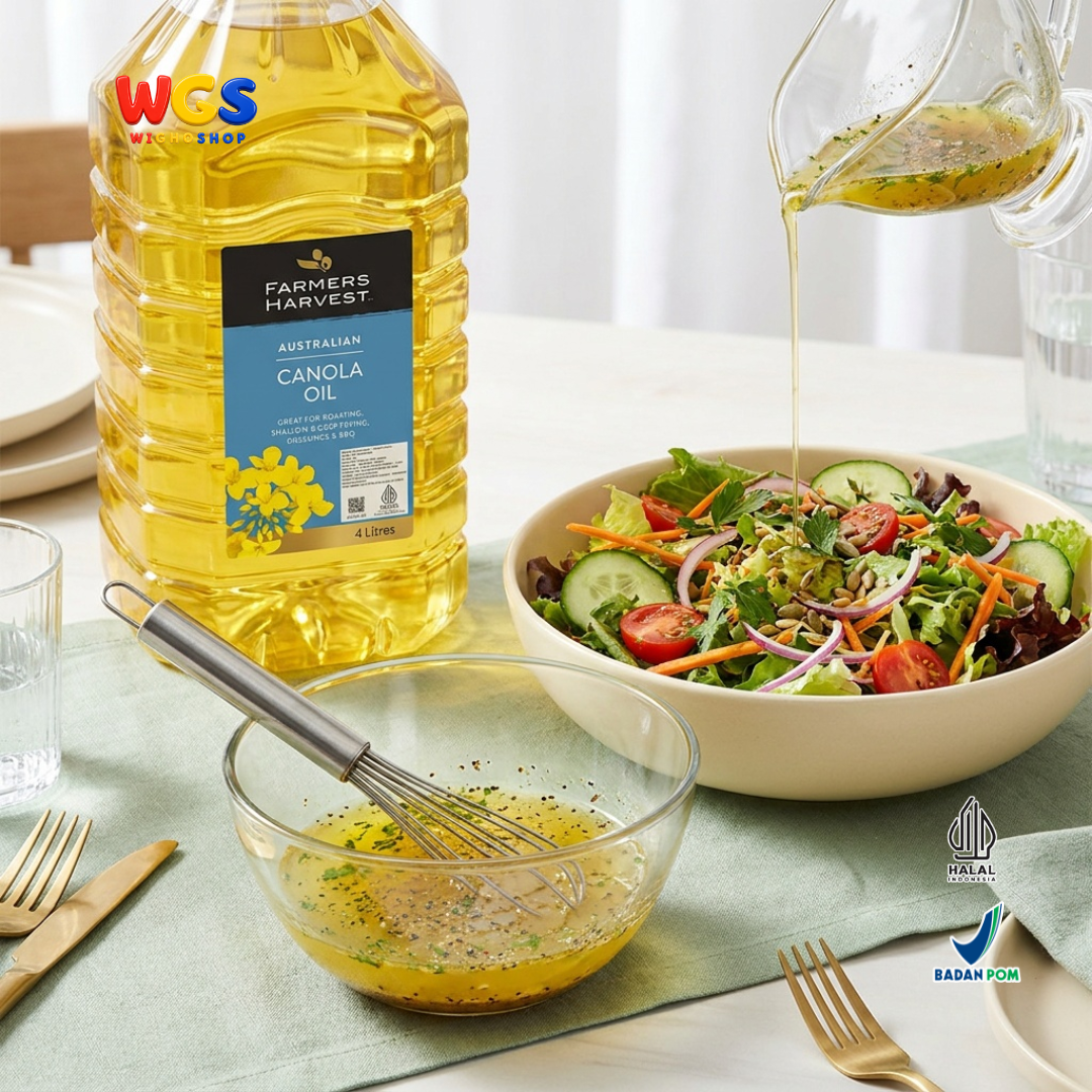 Farmers Harvest Australian Canola Oil 4L - Minyak Kanola Australia untuk Goreng Deep Frying Panggang Salad BBQ