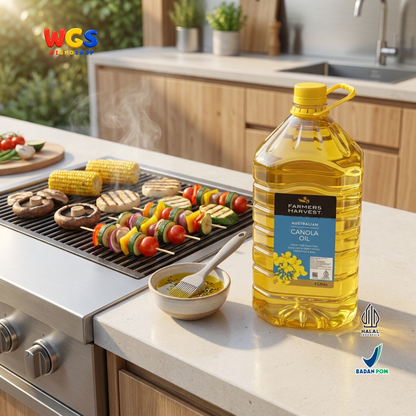 Farmers Harvest Australian Canola Oil 4L - Minyak Kanola Australia untuk Goreng Deep Frying Panggang Salad BBQ