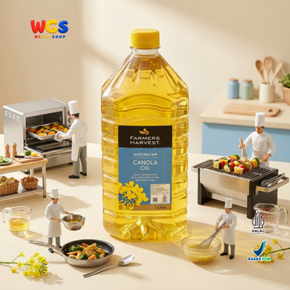 Farmers Harvest Australian Canola Oil 4L - Minyak Kanola Australia untuk Goreng Deep Frying Panggang Salad BBQ