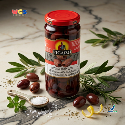 Figaro Pitted Kalamata Olives 450g - Kalamata Olives
