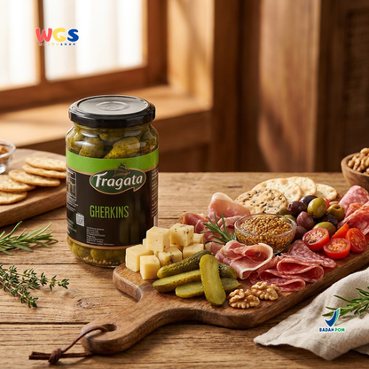 Fragata Gherkins 345g - Acar Mentimun Pickled Cucumber Salad Sandwich