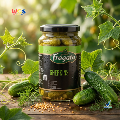 Fragata Gherkins 345g - Acar Mentimun Pickled Cucumber Salad Sandwich
