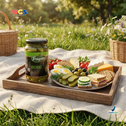 Fragata Gherkins 345g - Acar Mentimun Pickled Cucumber Salad Sandwich