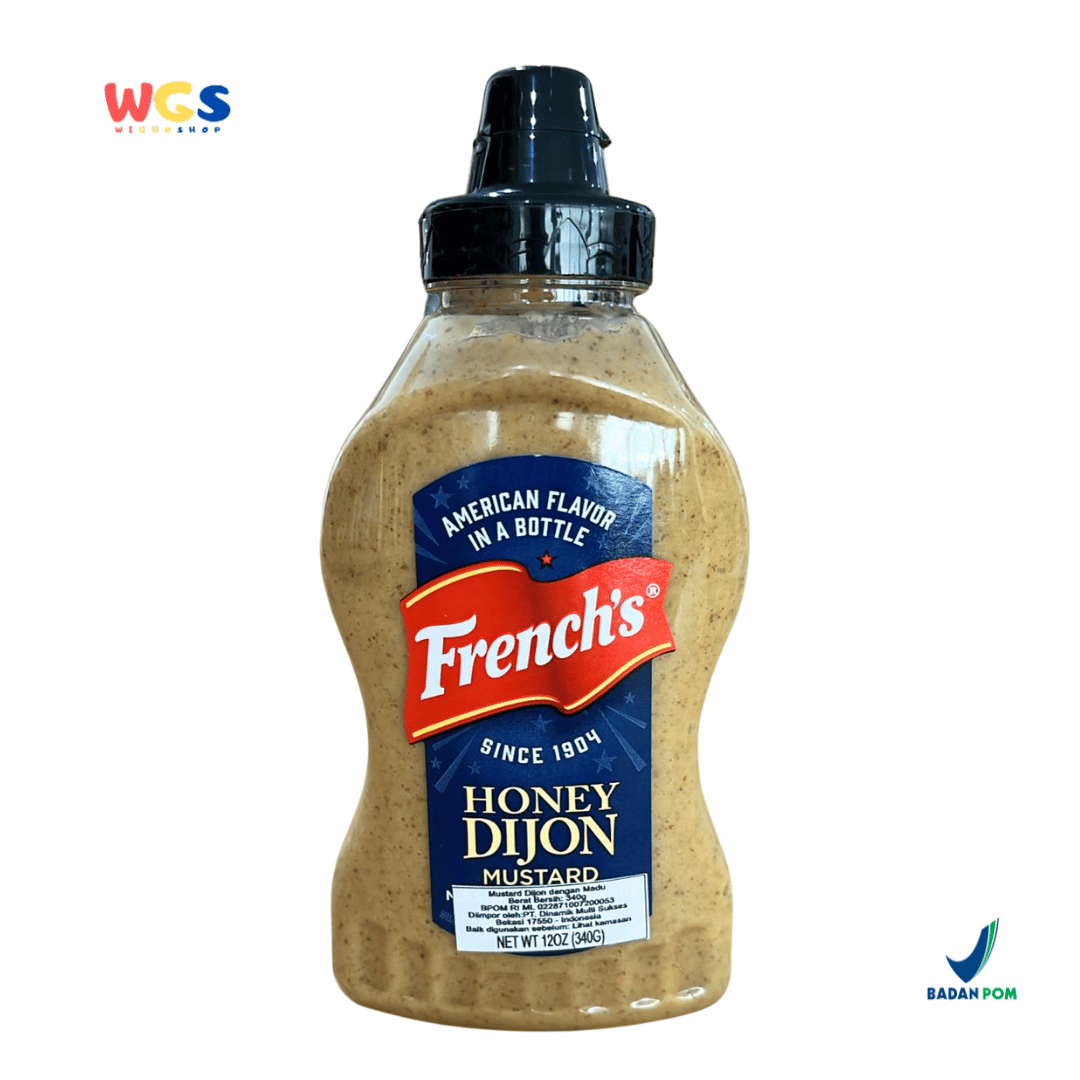 French's Honey Dijon Mustard 340g – Honey Dijon Mustard Sauce Without Artificial Flavors