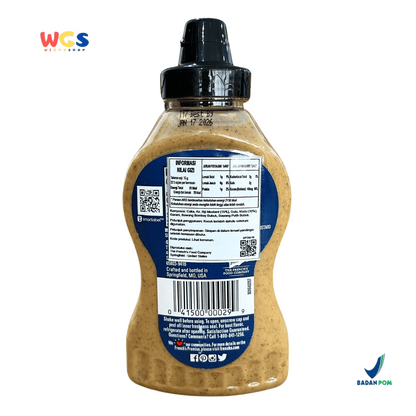 French's Honey Dijon Mustard 340g – Honey Dijon Mustard Sauce Without Artificial Flavors