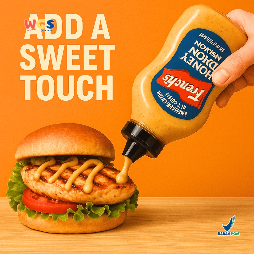 French's Honey Dijon Mustard 340g – Honey Dijon Mustard Sauce Without Artificial Flavors
