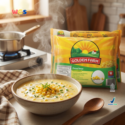 Golden Farm Frozen Sweet Corn Kernel 500g - Jagung Manis Pipil Beku Siap Masak