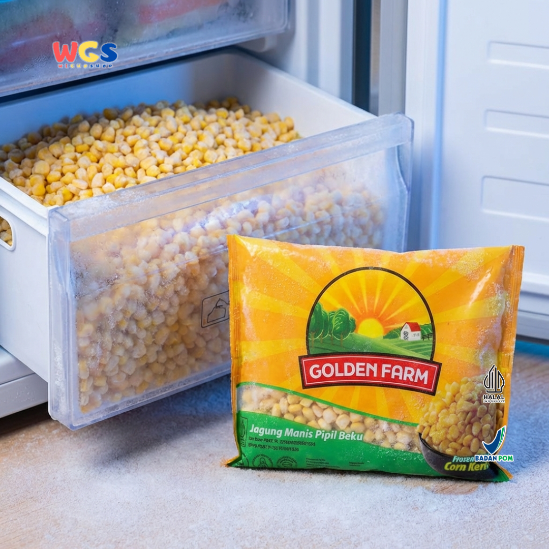 Golden Farm Frozen Sweet Corn Kernel 500g - Jagung Manis Pipil Beku Siap Masak