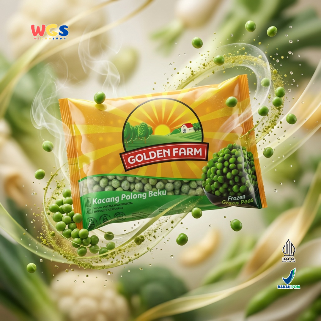 Golden Farm Frozen Green Peas 500g - Quality, Fresh &amp; Convenient Frozen Peas