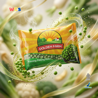 Golden Farm Frozen Green Peas 500g - Quality, Fresh &amp; Convenient Frozen Peas