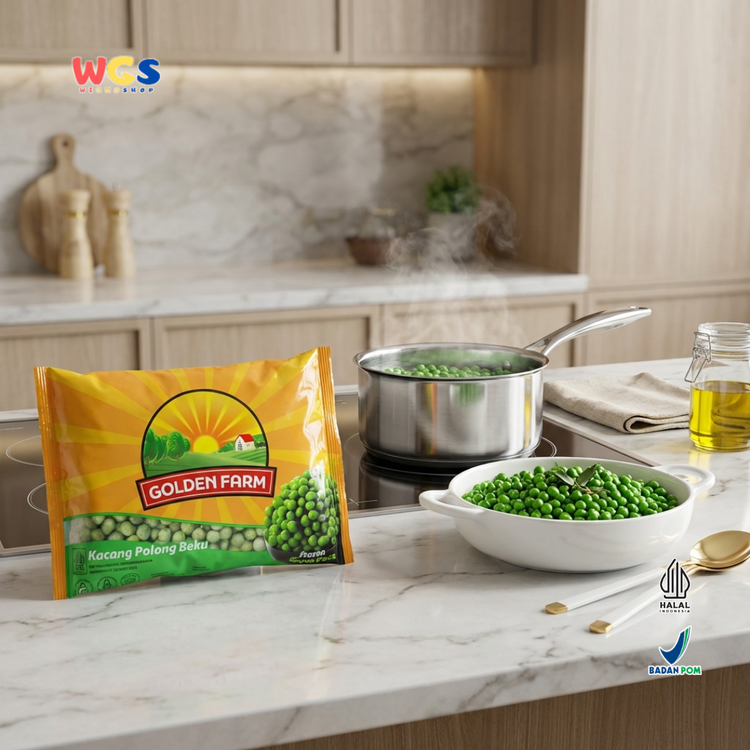 Golden Farm Frozen Green Peas 500g - Quality, Fresh &amp; Convenient Frozen Peas