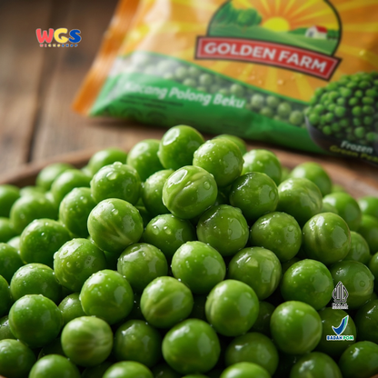 Golden Farm Frozen Green Peas 500g - Quality, Fresh &amp; Convenient Frozen Peas