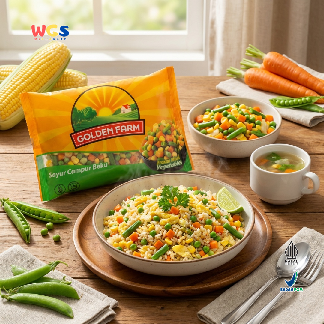 Golden Farm Mixed Vegetables 500g - Practical &amp; Nutritious Frozen Vegetables