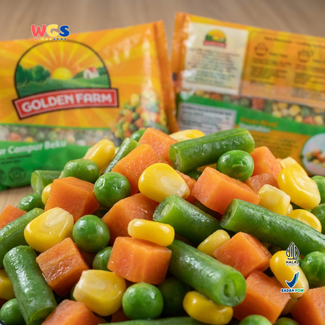 Golden Farm Mixed Vegetables 500g - Practical &amp; Nutritious Frozen Vegetables
