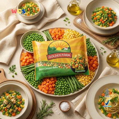 Golden Farm Mixed Vegetables 500g - Practical &amp; Nutritious Frozen Vegetables
