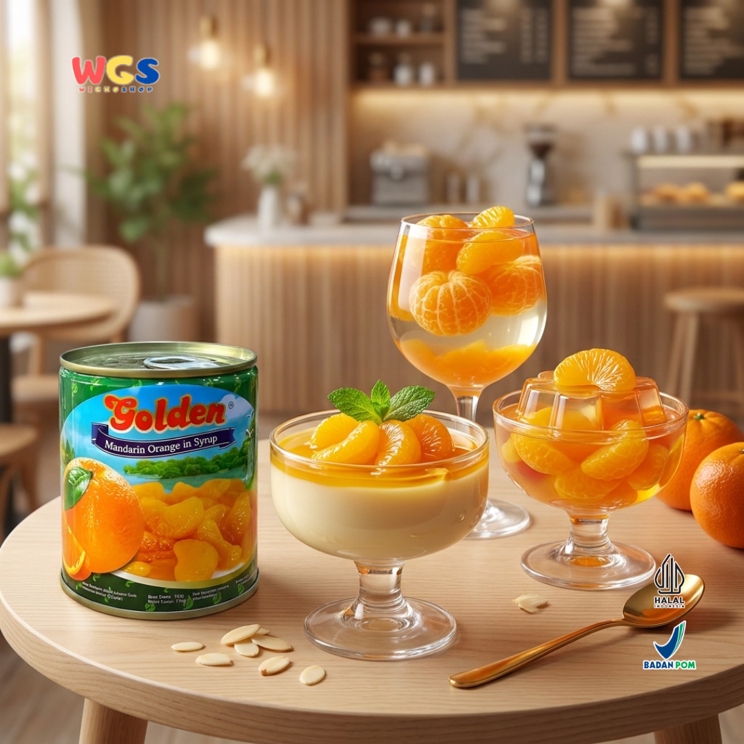Golden Canned Mandarin Orange in Syrup 312g - Premium Canned Mandarin Oranges