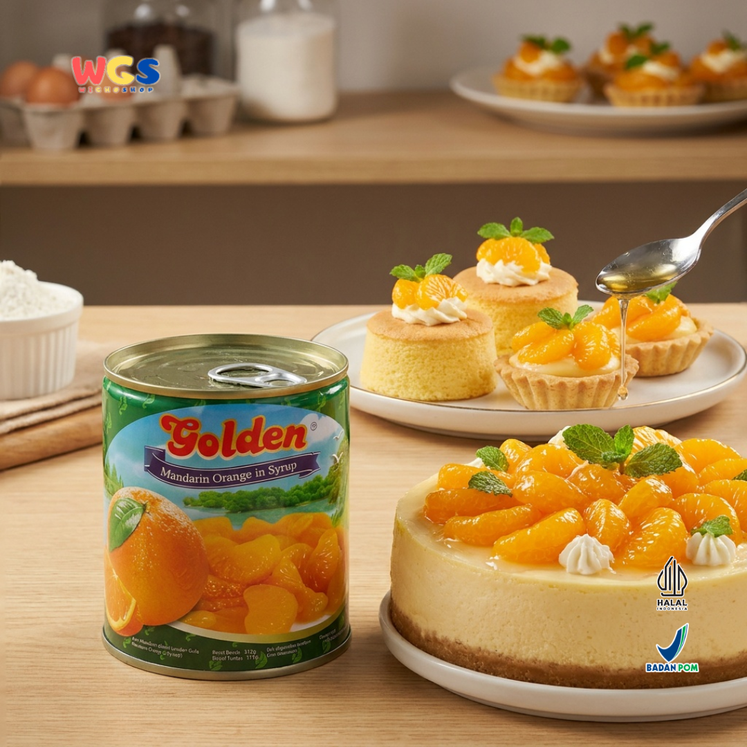 Golden Canned Mandarin Orange in Syrup 312g - Premium Canned Mandarin Oranges