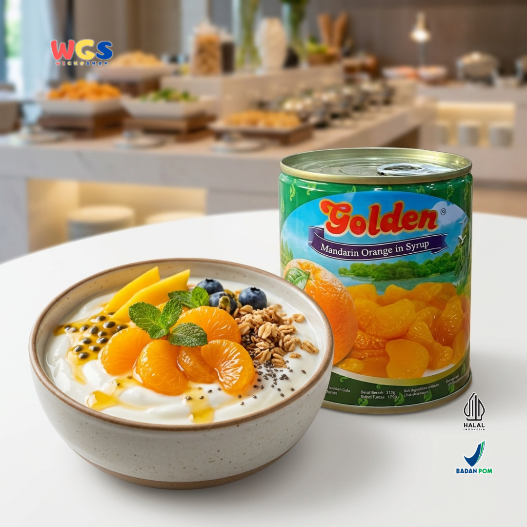 Golden Canned Mandarin Orange in Syrup 312g - Premium Canned Mandarin Oranges