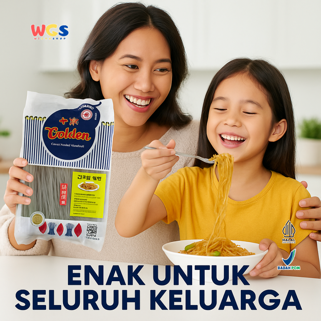 Golden Sweet Potato Vermicelli 400g Japchae | Bihun Ubi Jalar Kenyal Serbaguna