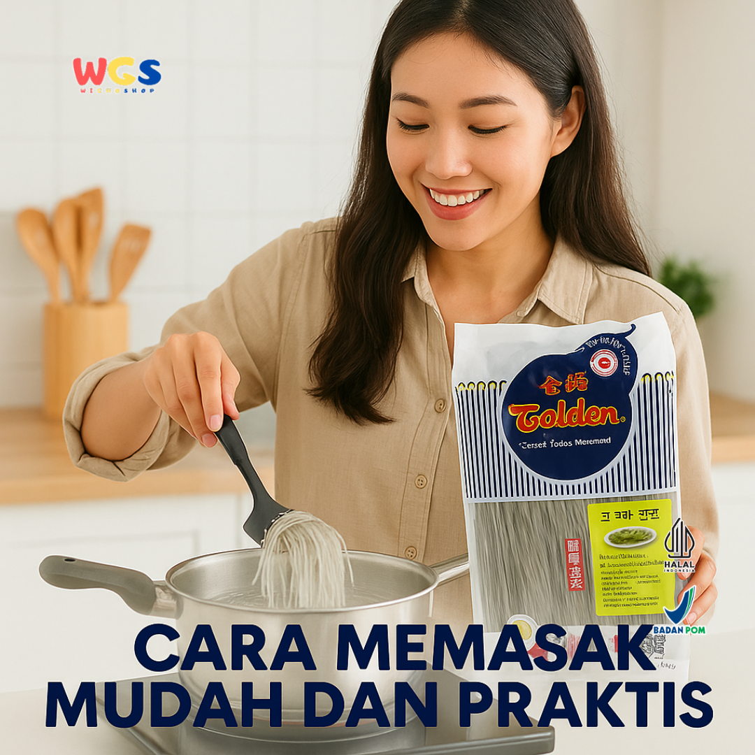 Golden Sweet Potato Vermicelli 400g Japchae | Bihun Ubi Jalar Kenyal Serbaguna