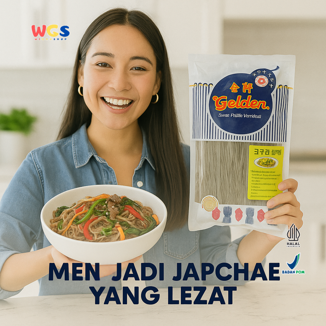Golden Sweet Potato Vermicelli 400g Japchae | Bihun Ubi Jalar Kenyal Serbaguna