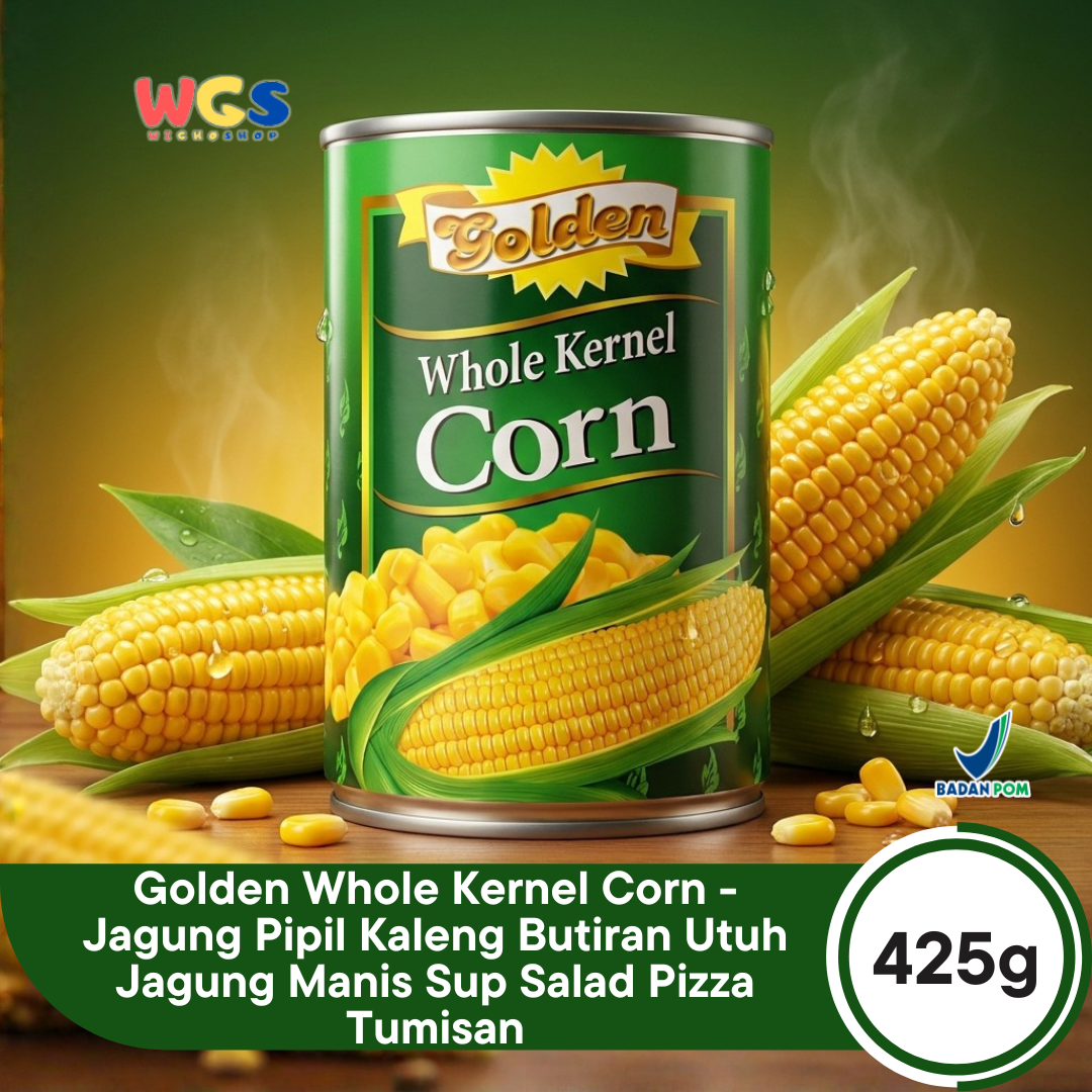 Golden Whole Kernel Corn 425g - Premium Thai Canned Corn