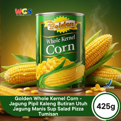 Golden Whole Kernel Corn 425g - Premium Thai Canned Corn