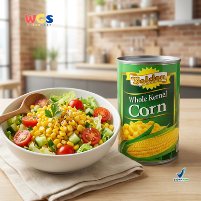 Golden Whole Kernel Corn 425g - Premium Thai Canned Corn